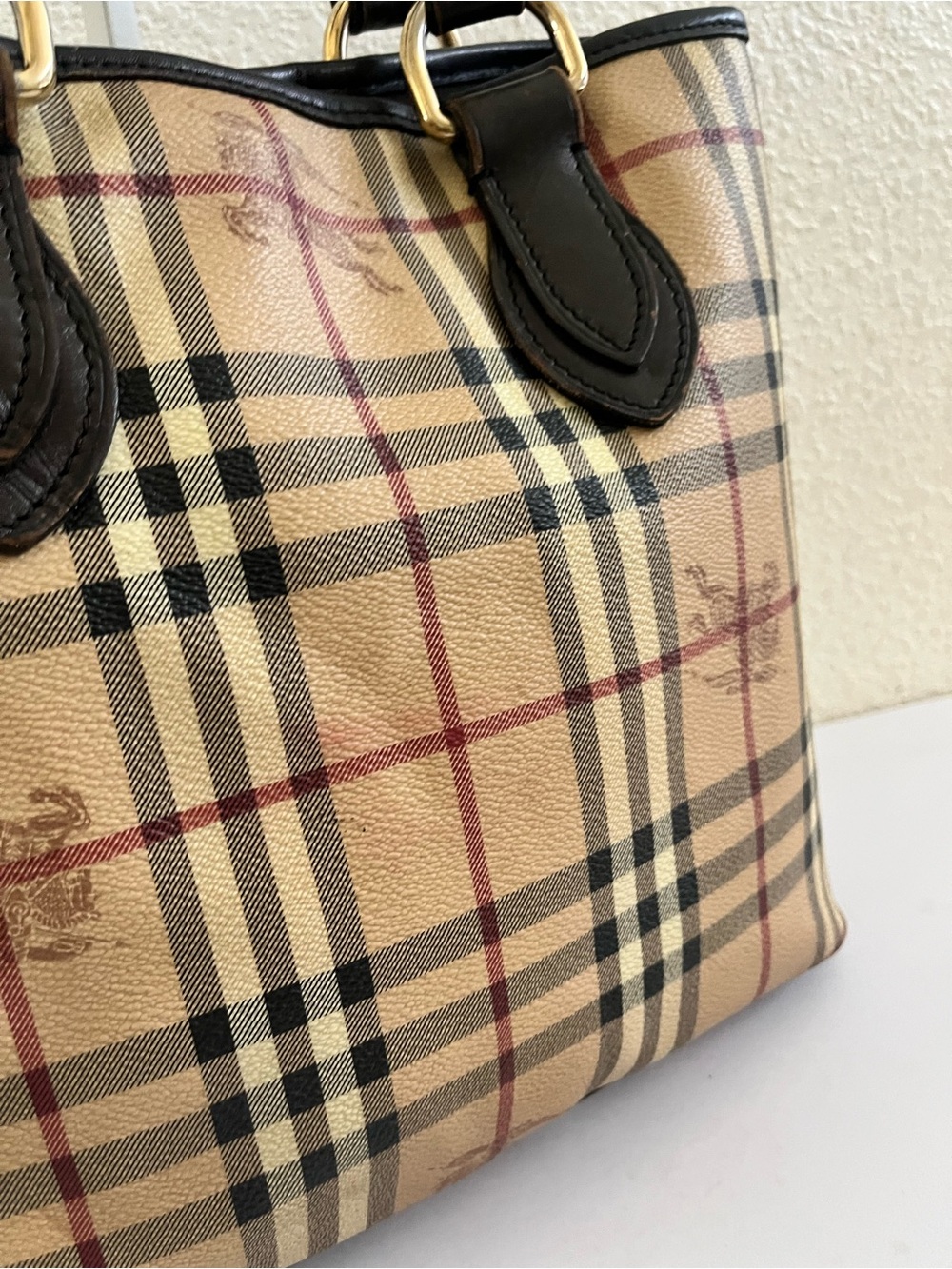 Burberry Haymarket tote bag - Picture 11 of 15